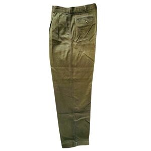 Structure Men's Dress Pants | 34R | Olive Green Chino | Classic Fit | Versatile